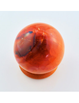 Sphère Cornaline diamètre 6 cm