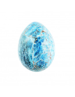 Oeuf Apatite de Madagascar - 8,5 x 6,3 cm