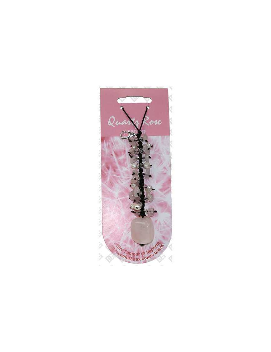 Bijou coeur pierre de vertu Quartz Rose Bijou coeur pierre de vertu Quartz Rose