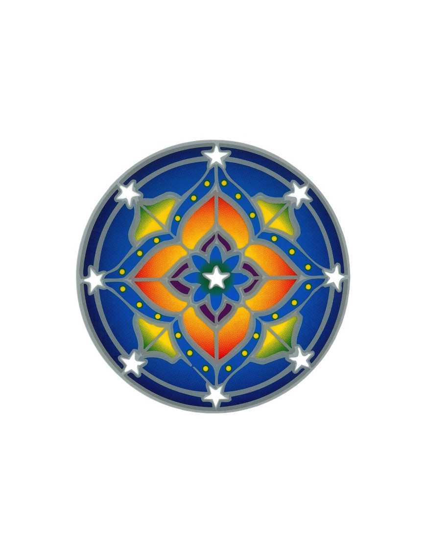 Autocollant Attrape Soleil : Mandala 1 Autocollant Attrape Soleil : Mandala 1