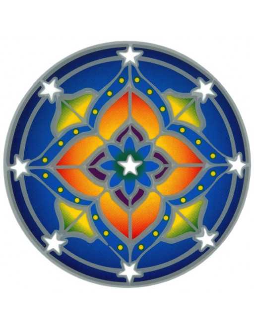 Autocollant Attrape Soleil : Mandala 1 Autocollant Attrape Soleil : Mandala 1