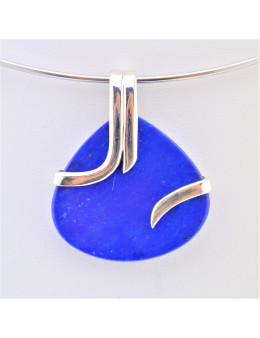 Pendentif argent Lapis Lazuli
