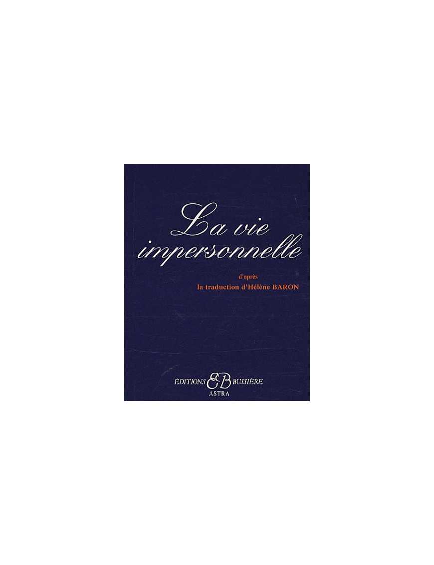 La vie impersonnelle La vie impersonnelle