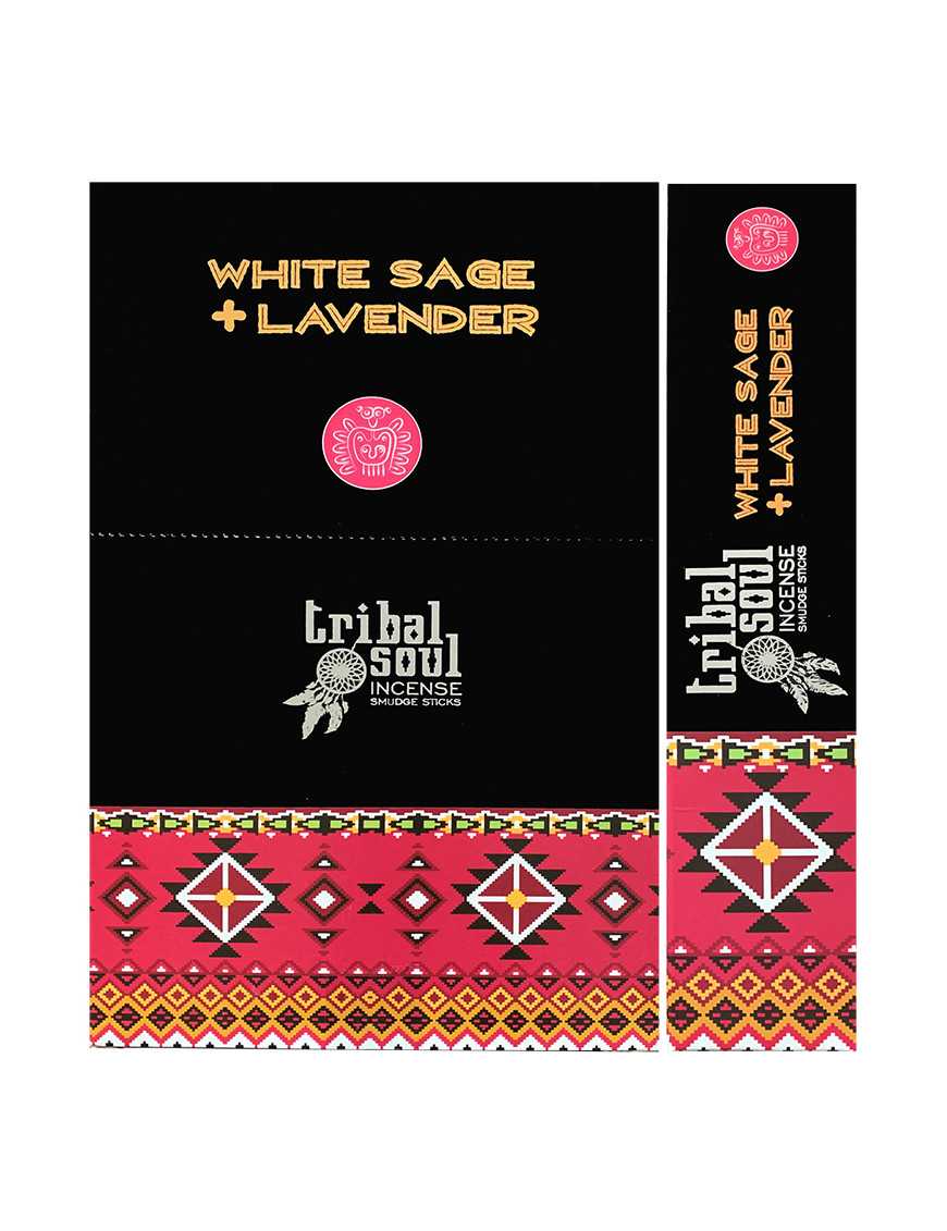 Encens Tribal Soul Sauge Blanche & Lavande masala 15g Encens Tribal Soul Sauge Blanche & Lavande masala 15g