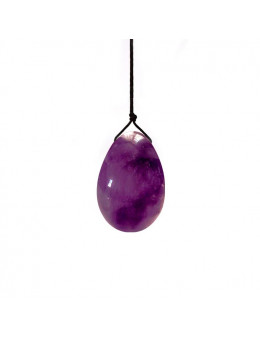 Oeuf de Yoni Améthyste 5cm avec lacets