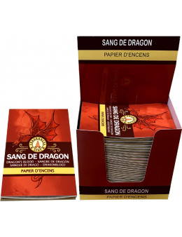 Papier d'encens Fragrances & Sens Sang de Dragon