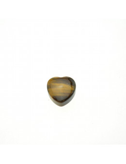 Pendentif Coeur Oeil de Tigre