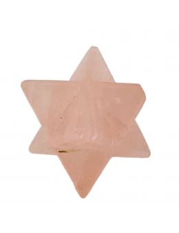 Etoile Merkaba Quartz rose - 1.5 cm