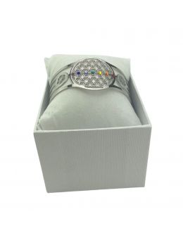 Bracelet en Acier inoxydable - 7 chakras horizontal