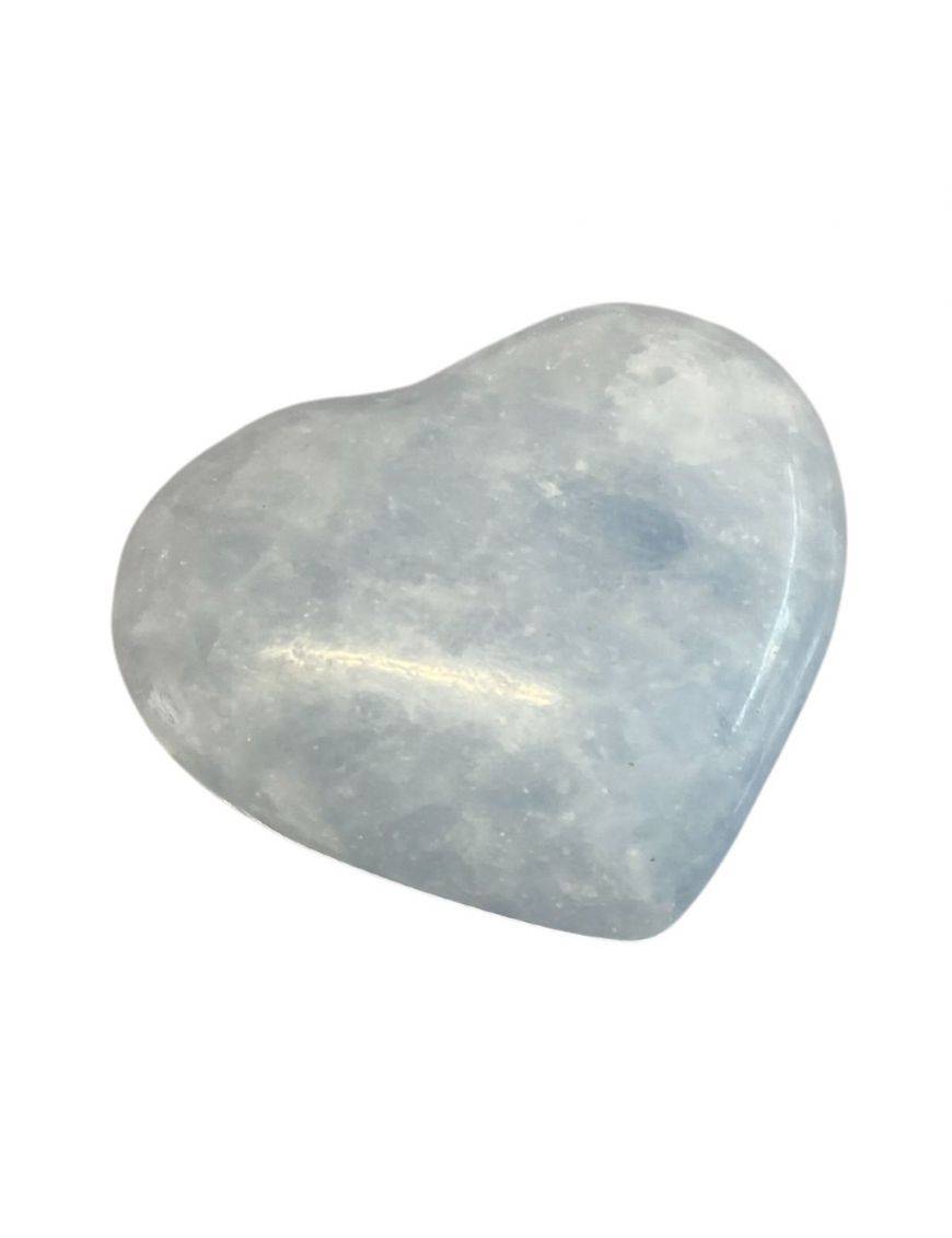 Coeur Calcite bleue