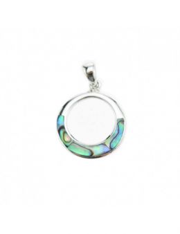 Pendentif nacre et argent 925