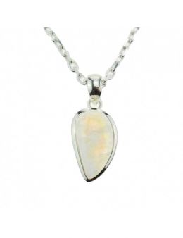 Pendentif goutte en argent 925 et Pierre de Lune