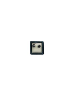 Boucles d'oreilles perle 6mm - Hématite