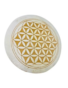 Plaque de rechargement Sélénite - 8 cm