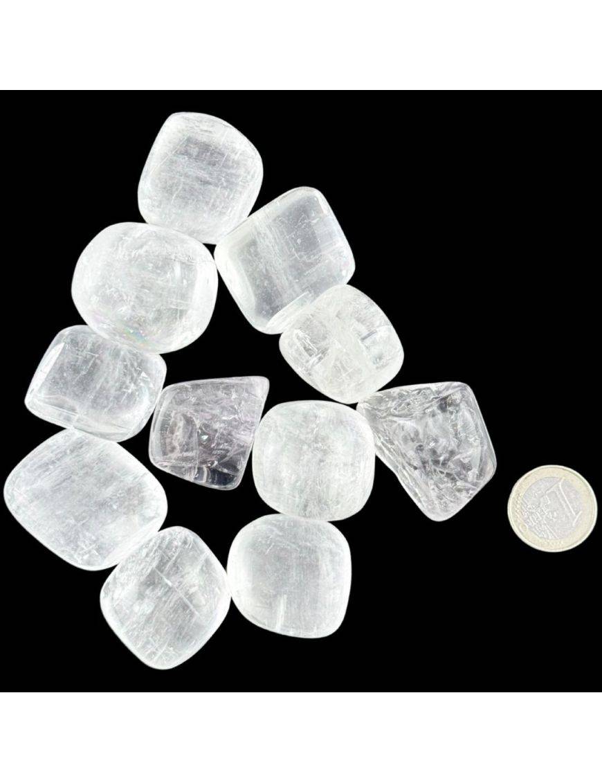 Pierre roulée - Quartz Blanc - 30-50g