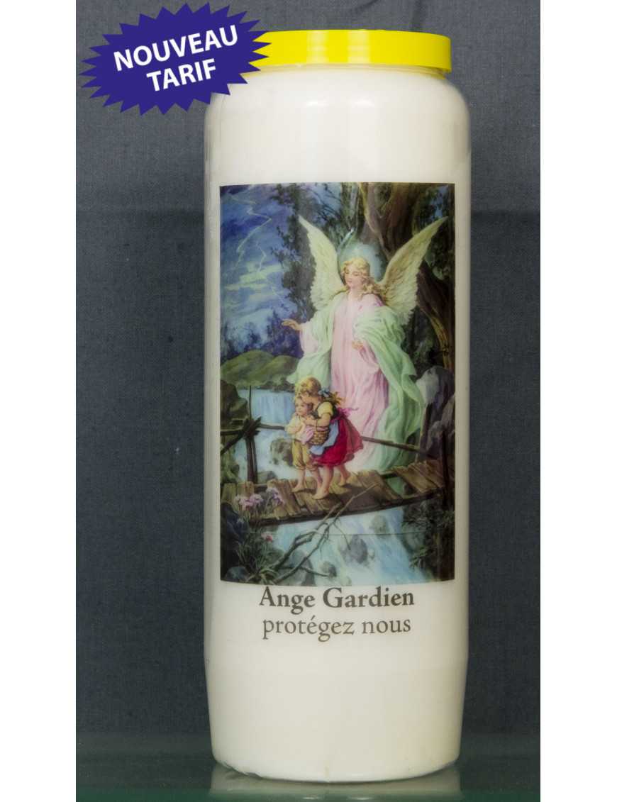 Bougie de neuvaine Ange gardien + prière Bougie de neuvaine Ange gardien + prière