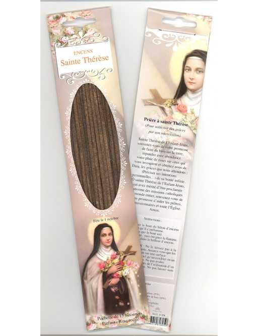 Encens baguettes Sainte Thérèse Encens baguettes Sainte Thérèse