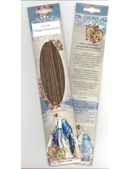 Encens baguettes Vierge Miraculeuse