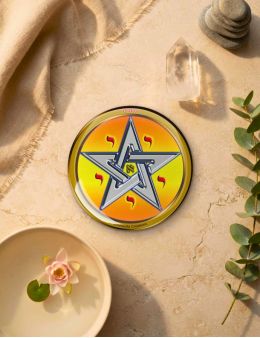 Pentagramme - Pentacle - Symbole 3D autocollant