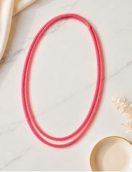 Collier/Chaîne métal - 60 cm - Rose