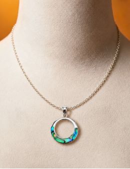 Pendentif nacre et argent 925 - 5.05 g