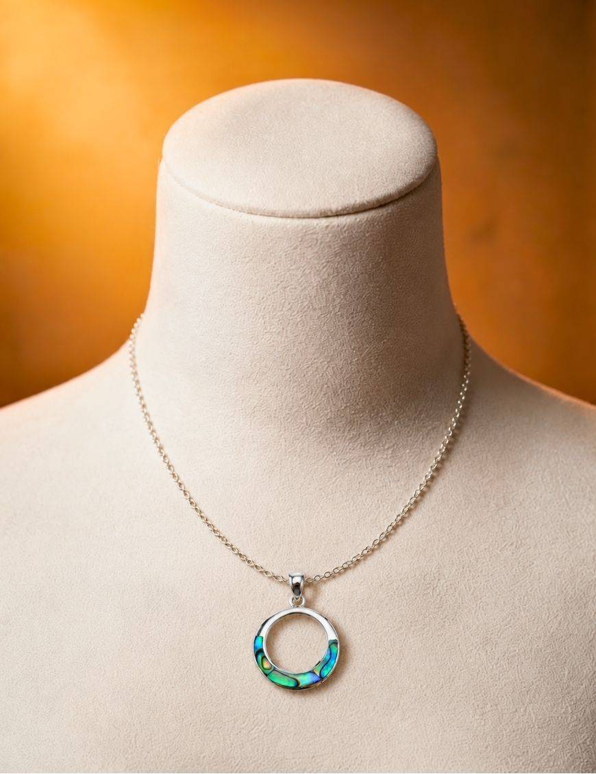 Pendentif nacre et argent 925 - 5.05 g