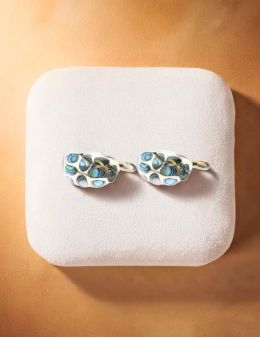 Boucles d'oreilles argent 925 et nacre