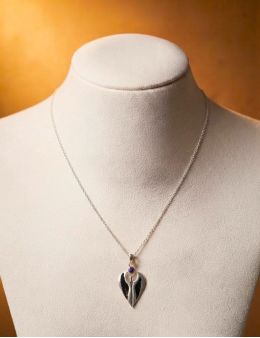 PendentifAnge Améthyste - argent