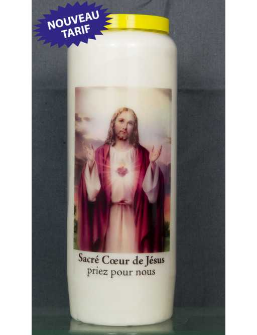Bougie de neuvaine SC Jésus + prière Bougie de neuvaine SC Jésus + prière