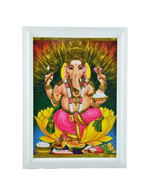 Poster Ganesha A4 avec cadre Poster Ganesha A4 avec cadre