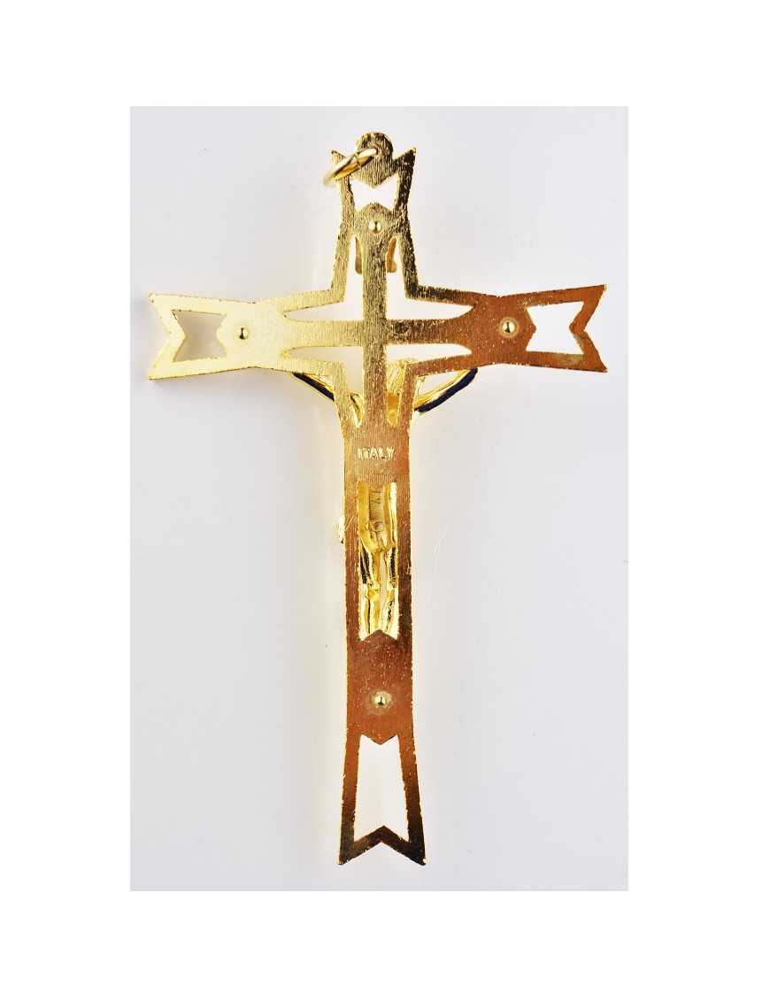 Croix en métal 12 cm avec Christ Croix en métal 12 cm avec Christ