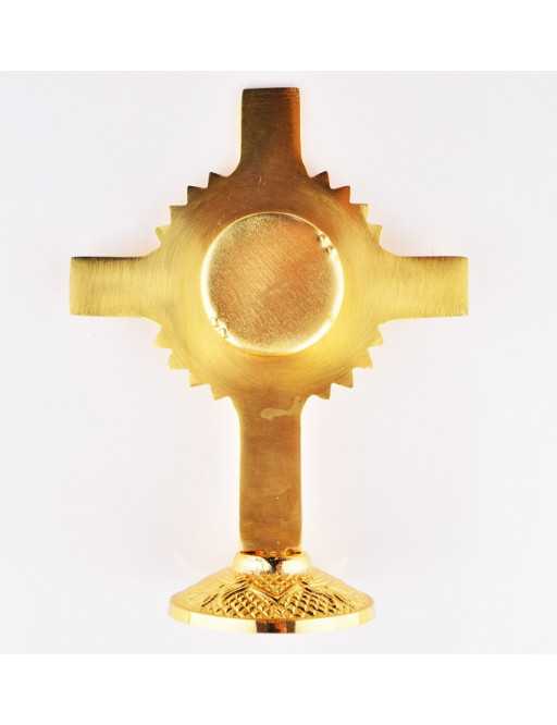 Croix reliquaire en bronze