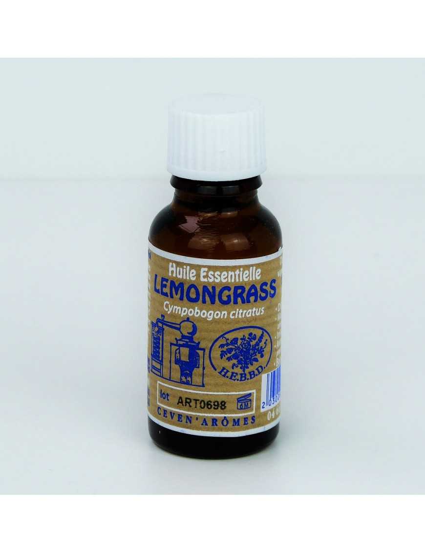 Huile essentielle de Lemongrass 20 ml avec Compte-gouttes Huile essentielle de Lemongrass 20 ml avec Compte-gouttes