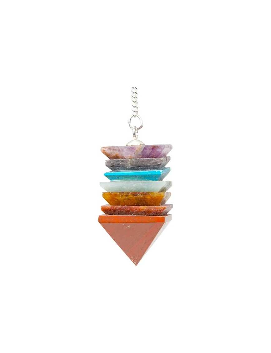 Pendule pyramide 7 chakras Pendule pyramide 7 chakras