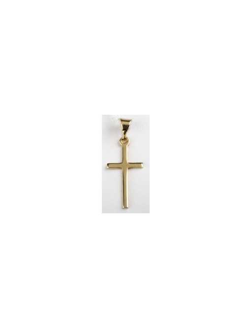 Croix baton plaqué or Croix baton plaqué or