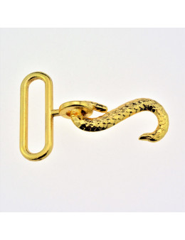 Fermoir serpent pour tablier