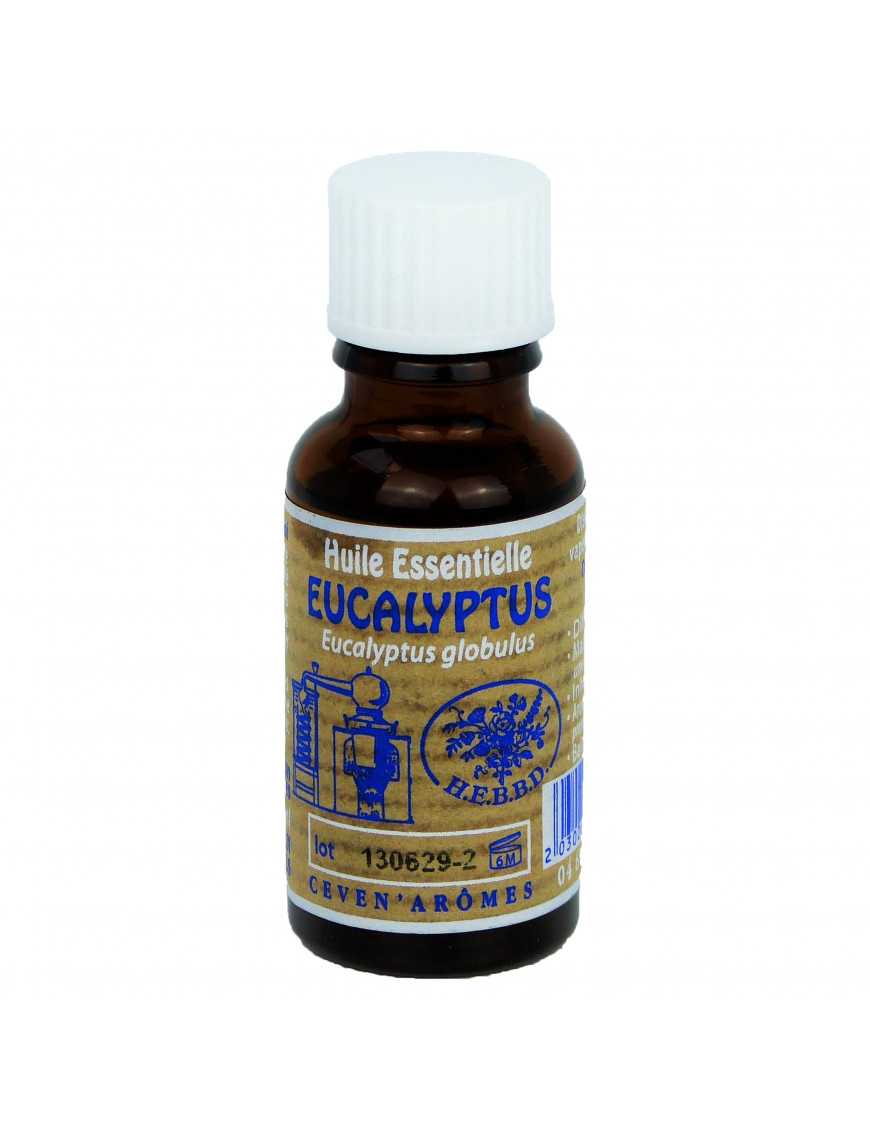 Huile essentielle d'Eucalyptus 20 mL avec Compte-goutte Huile essentielle d'Eucalyptus 20 mL avec Compte-goutte