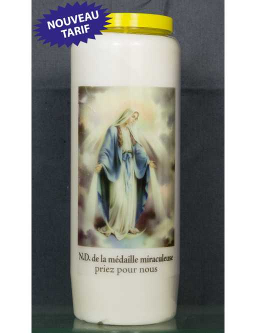 Bougie de neuvaine V. miraculeuse + priè Bougie de neuvaine V. miraculeuse + priè