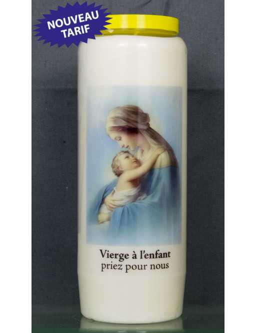 Bougie de neuvaine V. enfant + prière Bougie de neuvaine V. enfant + prière