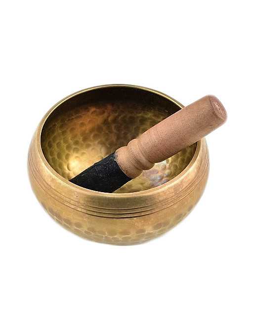 Bol chantant tibétain de qualité supérieure de diamètre 11.5 cm avec baton Bol chantant tibétain de qualité supérieure de diamètre 11.5 cm avec baton
