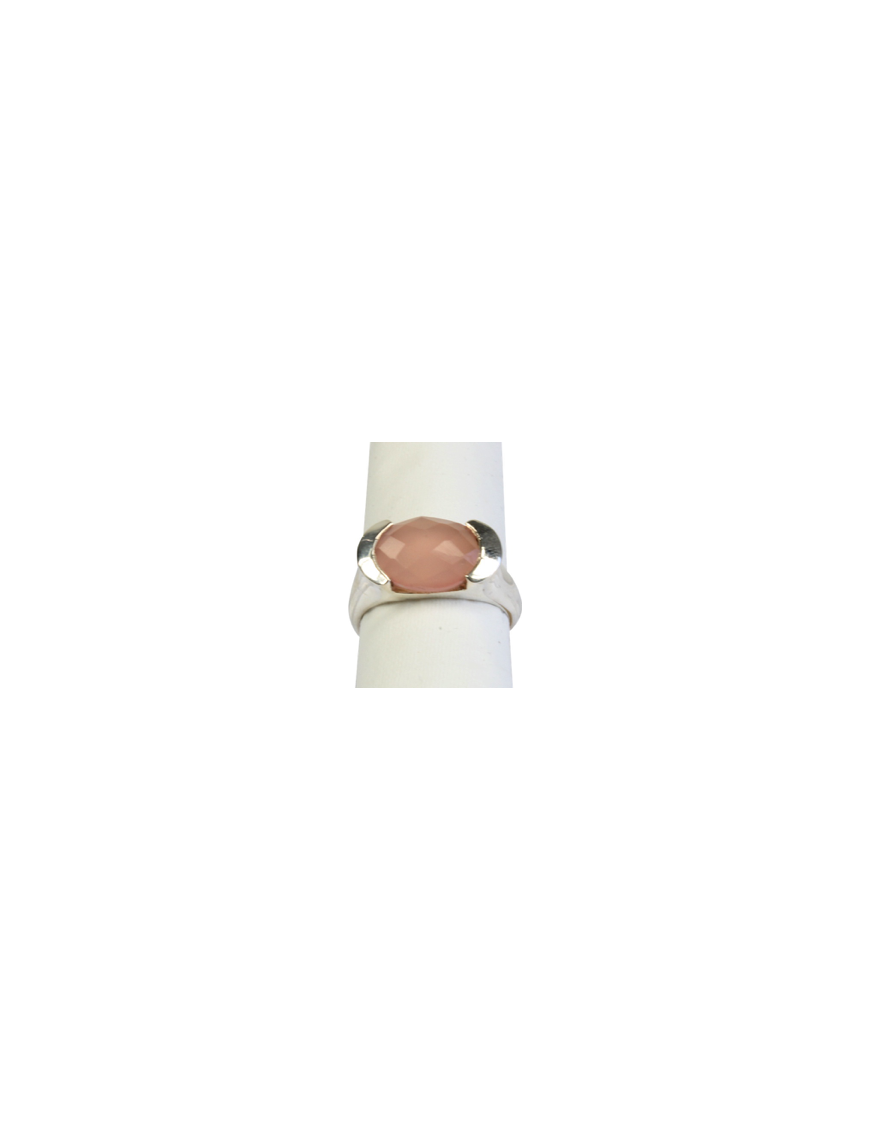 Bague argent pierre facettée Bague argent pierre facettée