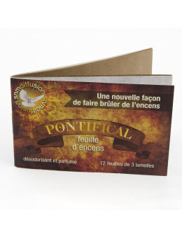 Papier buvard d'encens Pontifical.