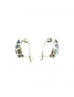 Boucles d'oreilles argent 925 et nacre