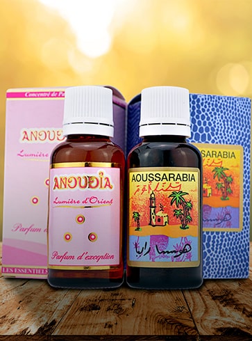 L’Aoussarabia et l’Anoudia : deux concentrés de parfums qui ne font qu’un