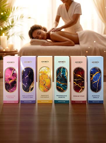 Adorée, des huiles de massages artisanales