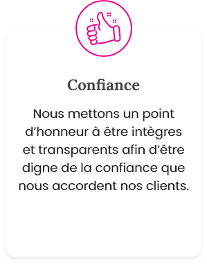 Valeurs ANANDA, Confiance Valeurs ANANDA, Confiance